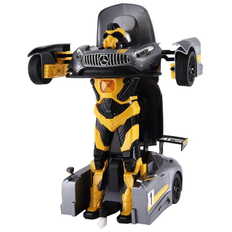 Zdalnie sterowany robot transformujący się w samochód sportowy
