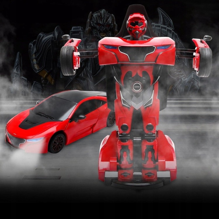 Zdalnie sterowany samochód robot 2w1