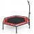 Trampolina fitness z uchwytem i cichymi gumami bungee