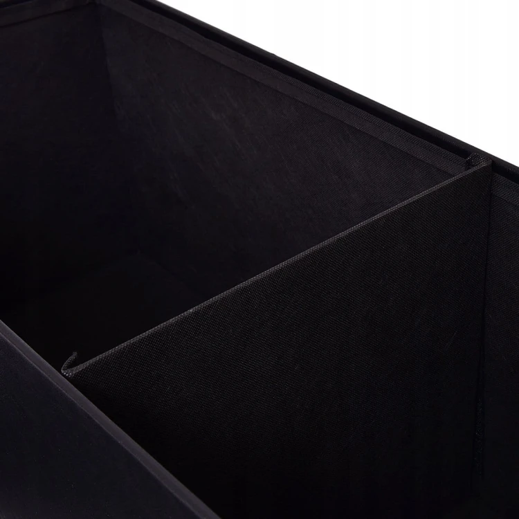 Składana pufa z podwójnym schowkiem