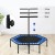 Trampolina fitness z uchwytem i cichymi gumami bungee
