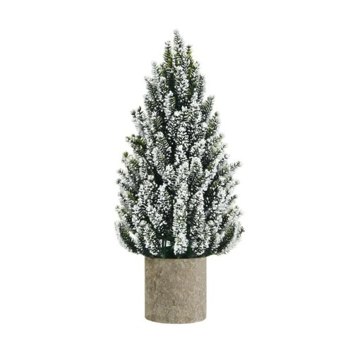 Mini choinka na biurko 47 cm przyprószona śniegiem