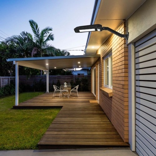 Wisząca lampa solarna zewnętrzna 60 LED