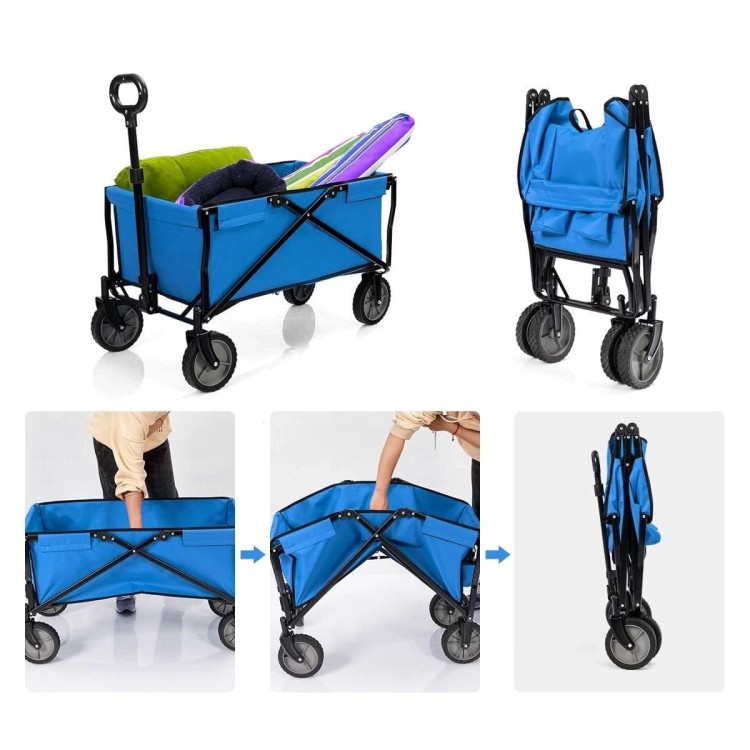 Składany wózek transportowy 102 x 52 x 55 cm