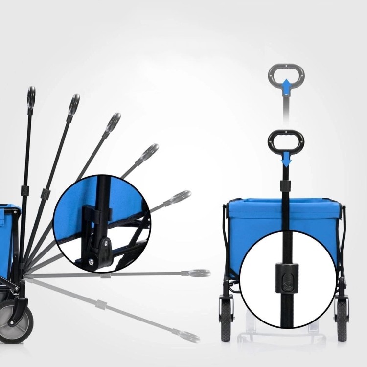 Składany wózek transportowy 102 x 52 x 55 cm