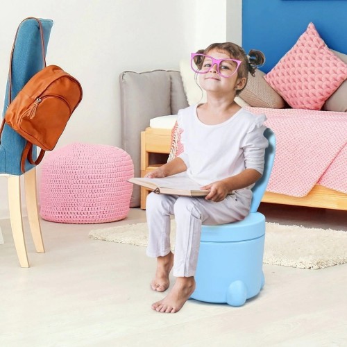 Plastikowe krzesełko dla dzieci w kształcie królika 34,5 x 33 x 32 cm