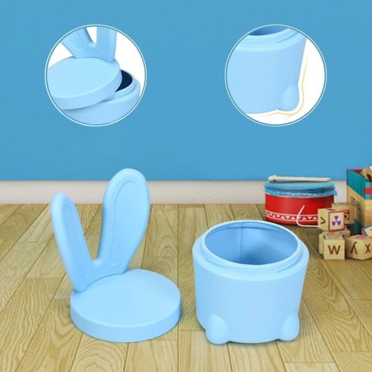 Plastikowe krzesełko dla dzieci w kształcie królika 34,5 x 33 x 32 cm