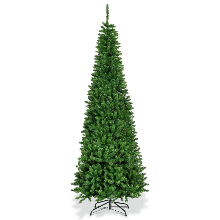 Choinka sztuczna smukła 225 cm zielone