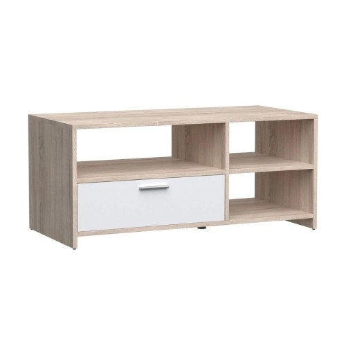 Nowoczesna szafka RTV  komoda z półkami i szufladą 110 x 52,5 x 49 cm