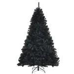Unikalna sztuczna czarna choinka z metalowym stojakiem 180cm
