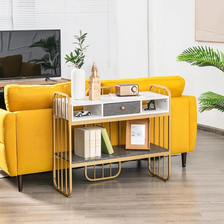 Elegancki stolik konsola 90 x 33 x 79,5 cm