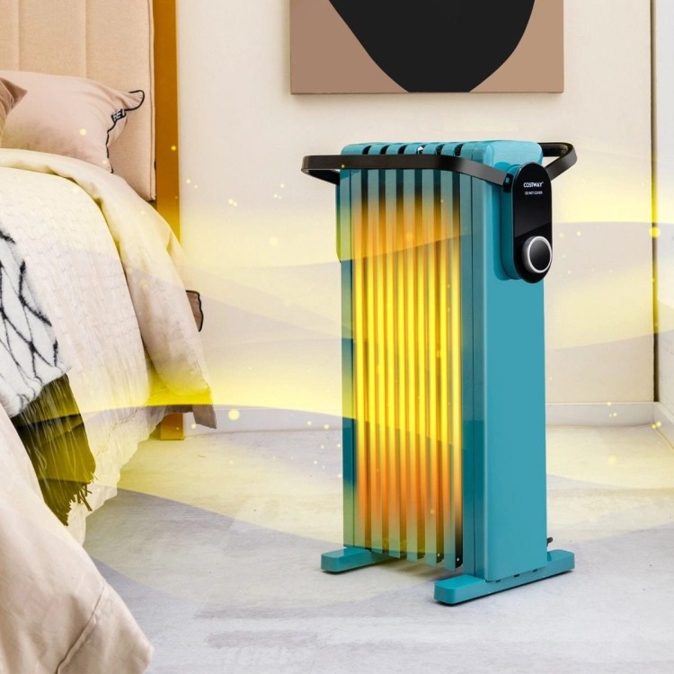 Grzejnik olejowy 1500W z kółkami