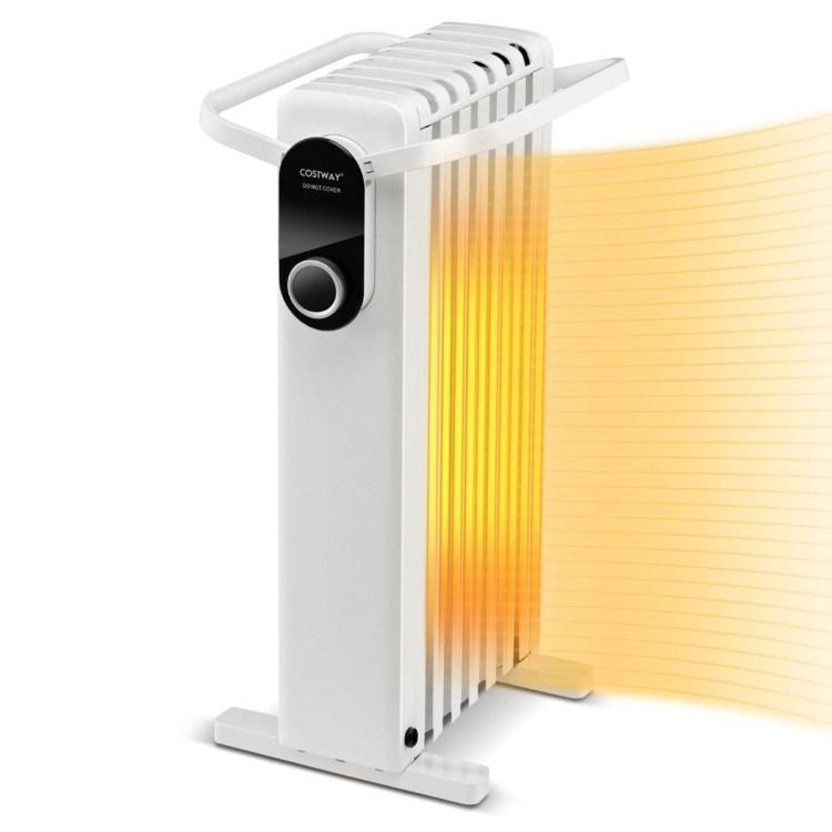 Grzejnik olejowy 1500W z kółkami