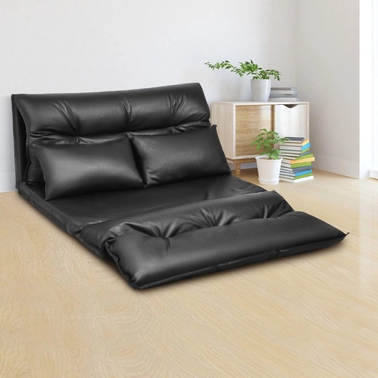 Sofa podłogowa z regulacją nachylenia 227 x 110 x 13 cm