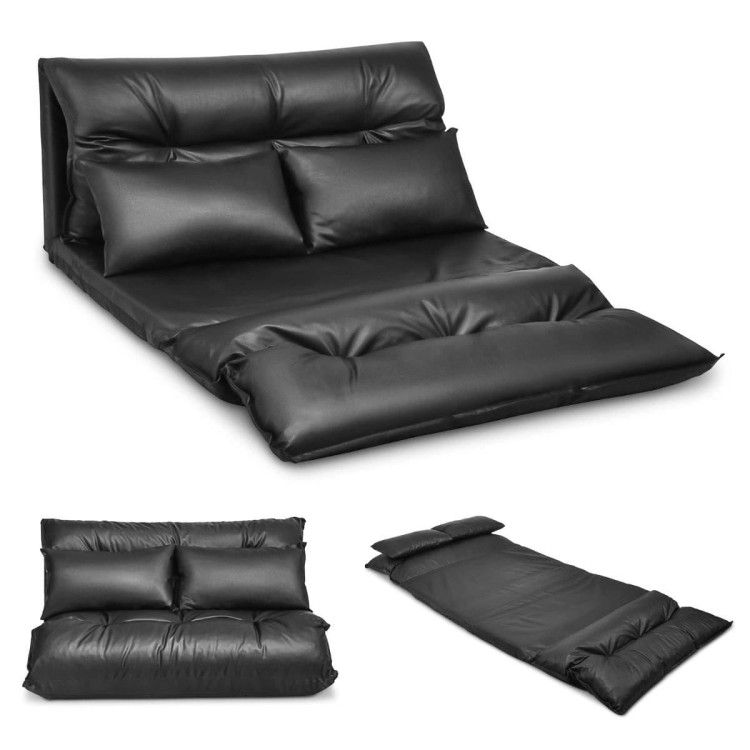 Sofa podłogowa z regulacją nachylenia 227 x 110 x 13 cm