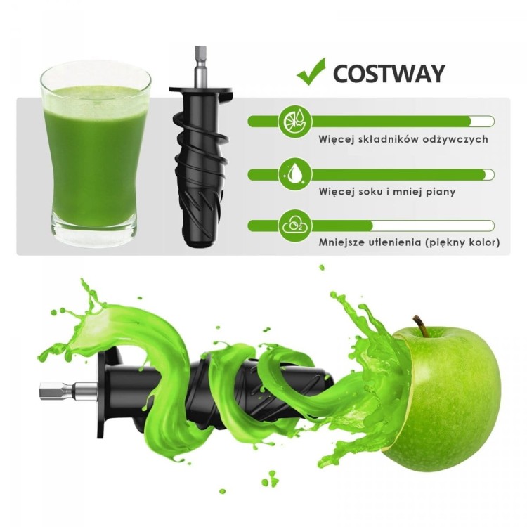 Sokowirówka do owoców warzyw Slow Juicer 150w