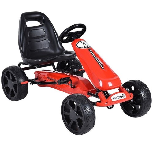 Gokart na pedały auto dla dzieci solidne koła EVA