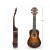 Drewniane ukulele zestaw 53cm