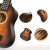 Drewniane ukulele zestaw 53cm