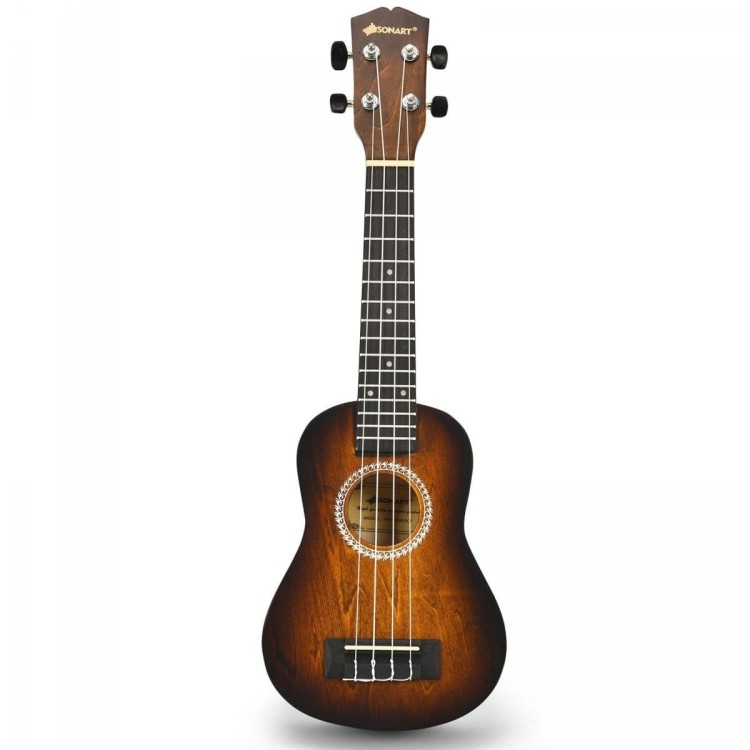 Drewniane ukulele zestaw 53cm
