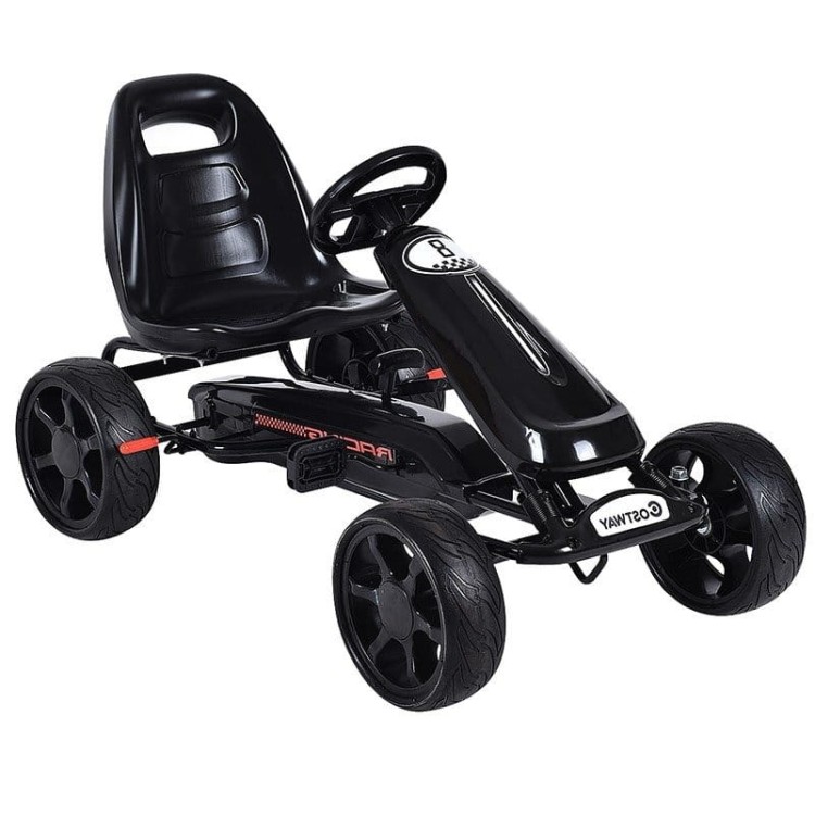 Gokart na pedały auto dla dzieci solidne koła EVA