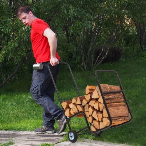 Wózek do transportu i składowania drewna na opał
