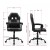 Ergonomiczny fotel gamingowy z regulacją wysokości