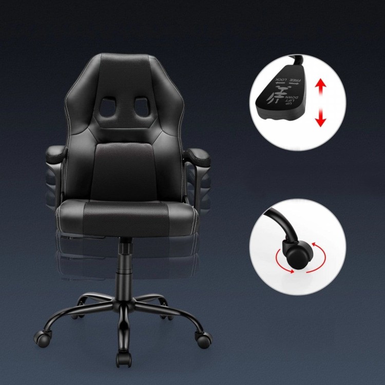 Ergonomiczny fotel gamingowy z regulacją wysokości