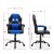 Ergonomiczny fotel gamingowy z regulacją wysokości