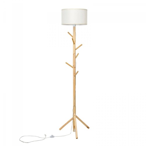 Lampa stojąca podłogowa Wieszak 2w1 185cm