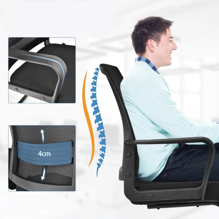 Ergonomiczny fotel biurowy na płozach