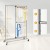 Regulowany wieszak na ubrania 115,5 x 48,5 x 188,5 cm