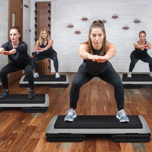 Step do ćwiczeń fitness Stepper 109 x 40,5 x 10-15-20 cm
