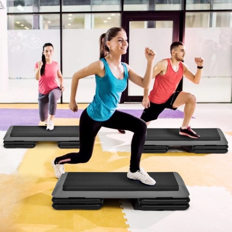 Step do ćwiczeń fitness Stepper 109 x 40,5 x 10-15-20 cm