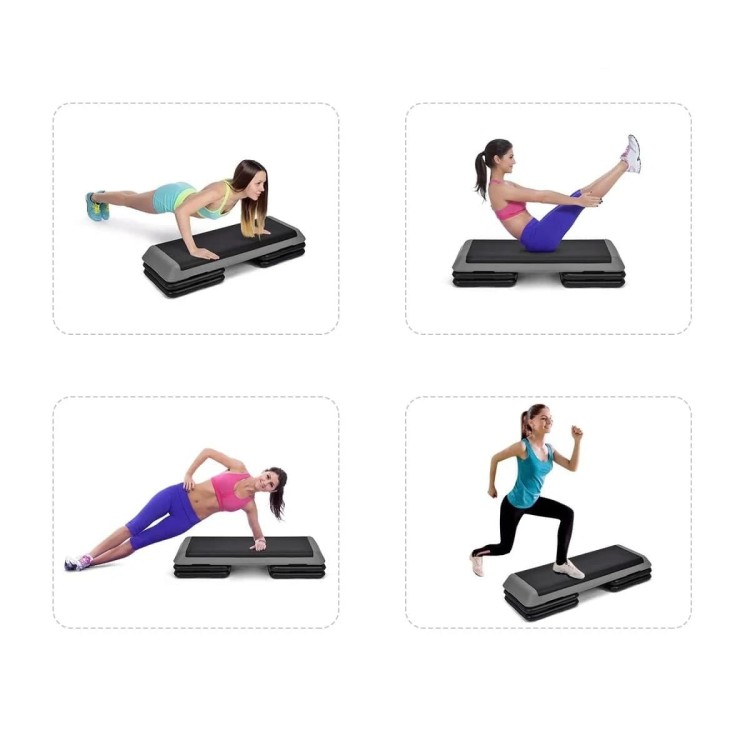 Step do ćwiczeń fitness Stepper 109 x 40,5 x 10-15-20 cm