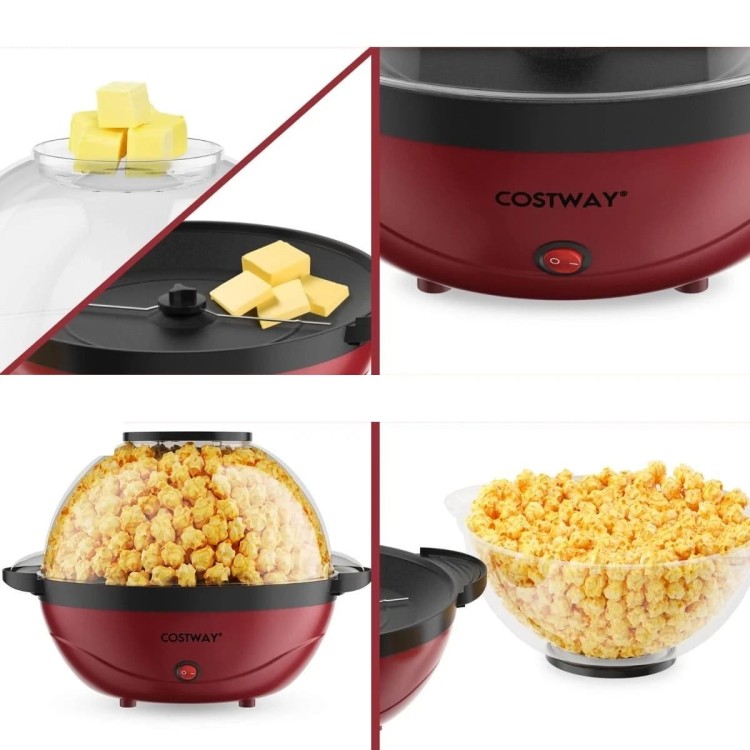 Maszyna do popcornu 5 L z pokrywą