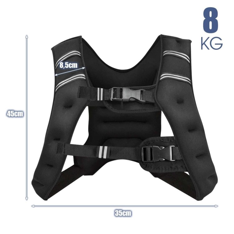 Kamizelka obciążeniowa treningpwa 8 kg