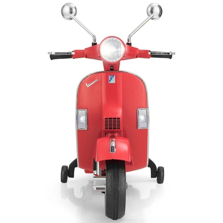 Skuter elektryczny Vespa dla dzieci 6 V LED
