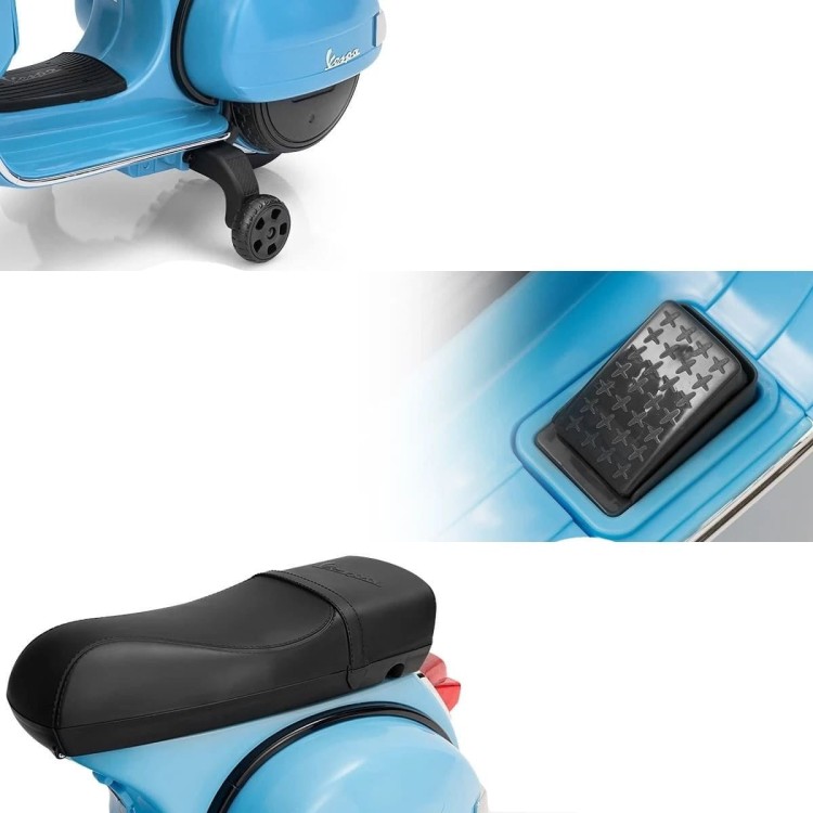 Skuter elektryczny Vespa dla dzieci 6 V LED