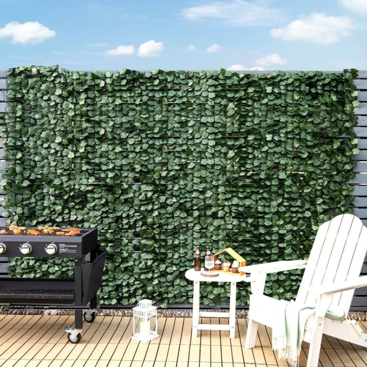 Żywopłot ze sztucznymi liśćmi bluszczu 300 x 100 cm