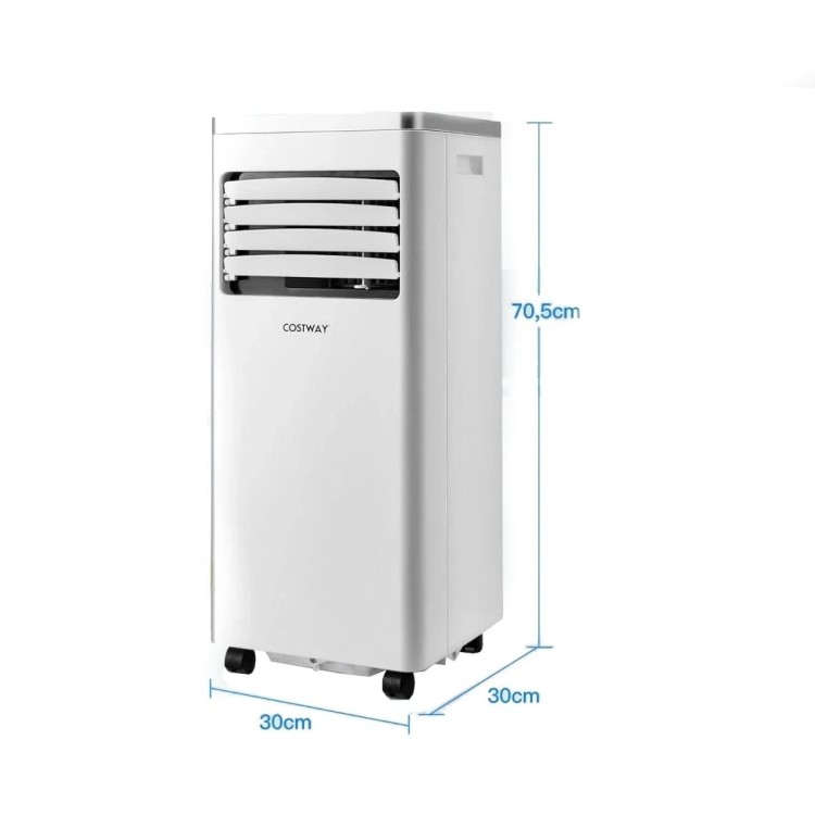 Przenośny klimatyzator 7000 BTU z pilotem LED
