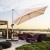 Parasol z podstawą krzyżową i aluminiowym słupkiem 295 x 295 x 272 cm