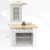 Wyspa kuchenna z rozkładanym blatem 120 x 61 x 92 cm