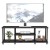 3-poziomowy stolik konsolowy pod telewizor 110,5 x 29 x 41 cm