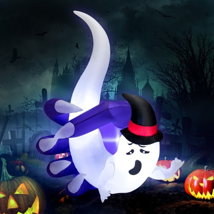 Dekoracja dmuchana Halloween LED duszek