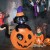 Dekoracja dmuchana Halloween LED dynia z kotem