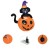 Dekoracja dmuchana Halloween LED dynia z kotem