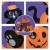 Dekoracja dmuchana Halloween LED dynia z kotem