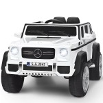 Samochód dla dzieci Mercedes Benz Maybach G650-S  z oświetleniem LED Biały