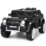 Samochód dla dzieci Mercedes Benz Maybach G650-S  z oświetleniem LED Czarny